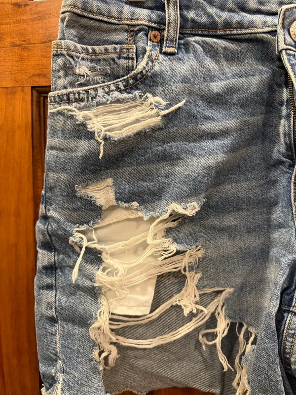 American Eagle Highest Rise Baggy Shorts - Image 4