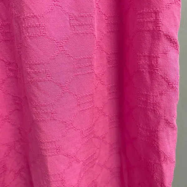 Savage X Fenty Pink Wide Leg Lounge Pants Size Medium Loose Textured Sleep - Image 3