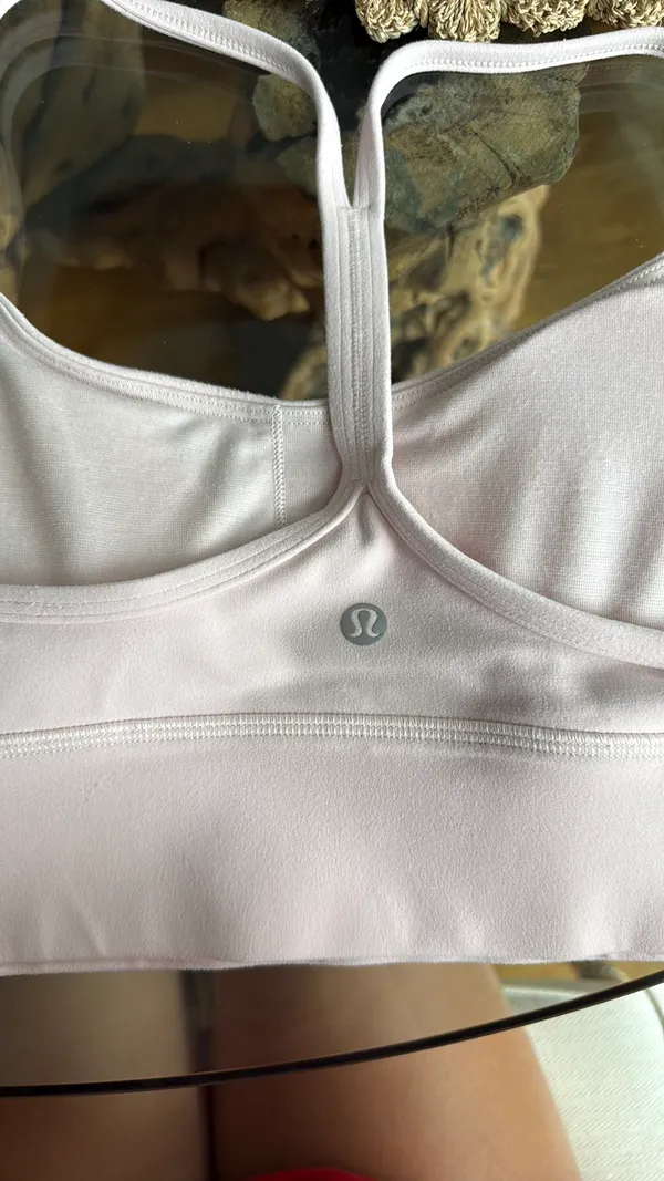Flow Y Bra Lululemon Blissful Pink - Image 2