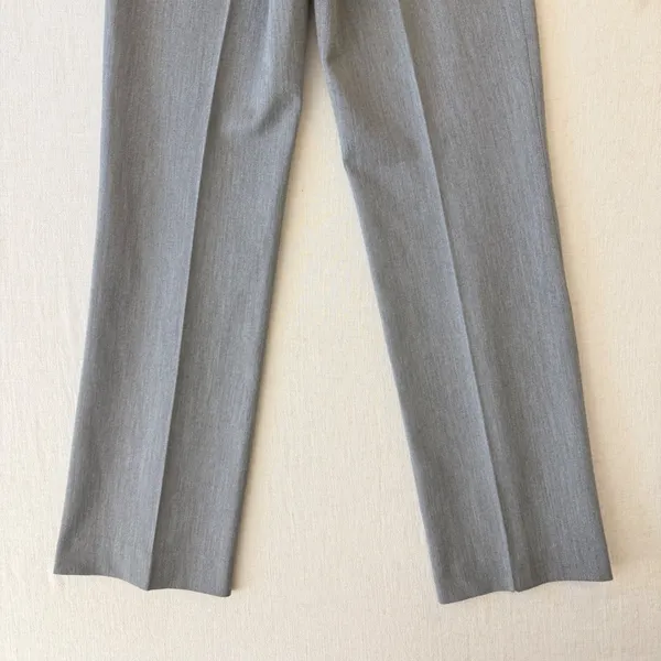Cache Vintage made in USA High Rise Straight Leg Dress Pants Womens 2 Gray - Image 3
