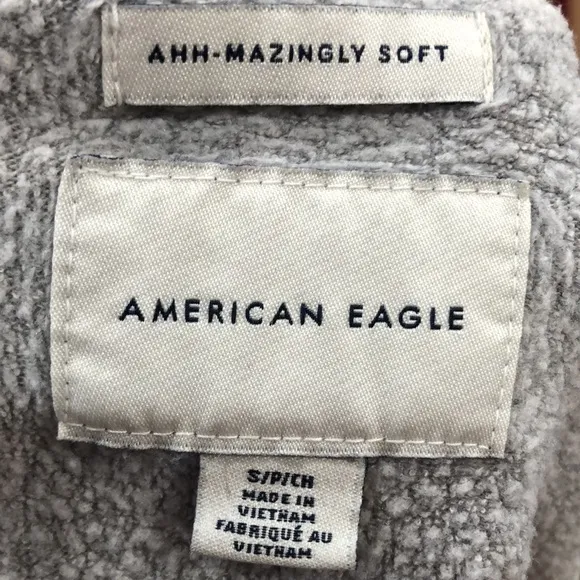 American eagle gray oversized sweatshirt - Image 6