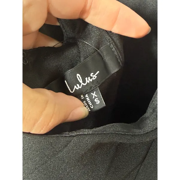 Lulus Deziree Bodycon Maxi Dress Women's Size XS Black Halter Cocktail Party NWT - Image 10