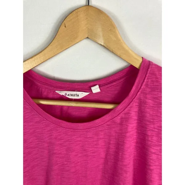 Athleta Asana 3/4 Top in Paradise Pink Size Medium - Image 3