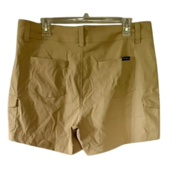 Eddie Bauer Women’s Cargo Hiking Shorts Khaki Tan Size 12 - Image 3