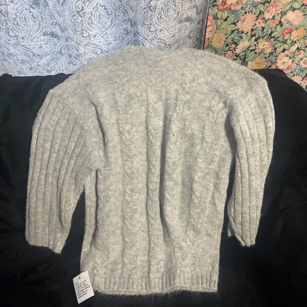 Topshop Gray Sweater Dress - Image 2