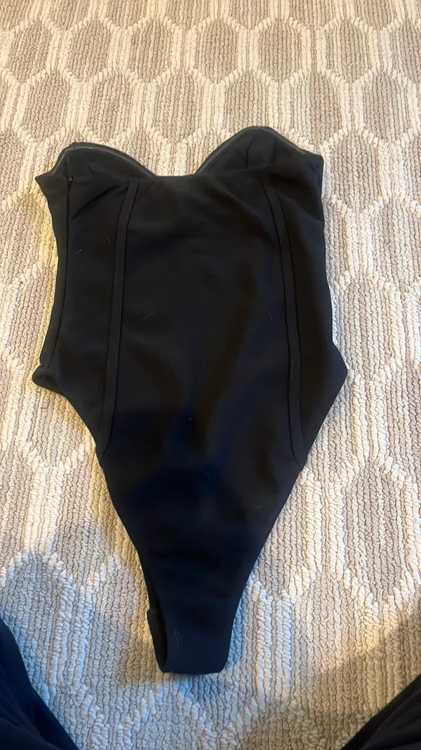 Princess Polly Strapless Black Bodysuit - Image 3