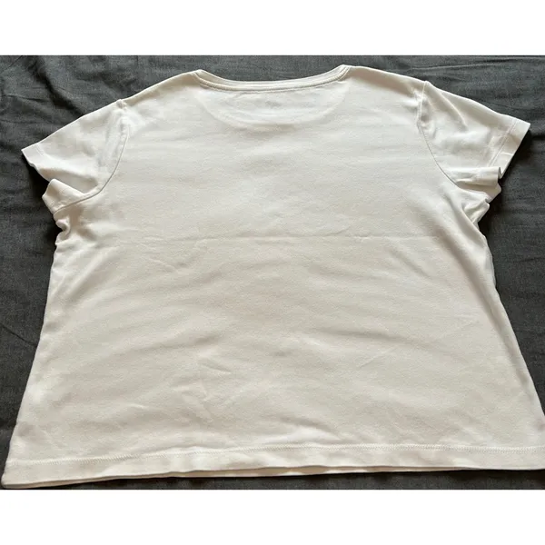 White Stag Women XL White Short Sleeve Crew Neck 100% Cotton T-Shirt - Image 12