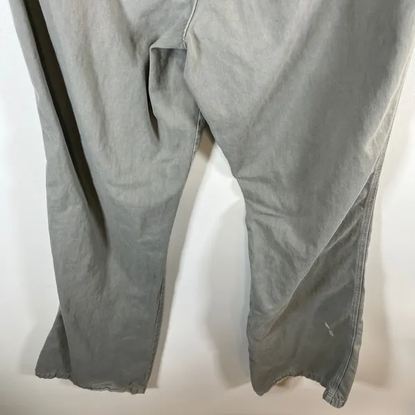 American Eagle Outfitters Womens Gray‎ Cotton Twill Straight Leg Pants Size 10 - Image 7
