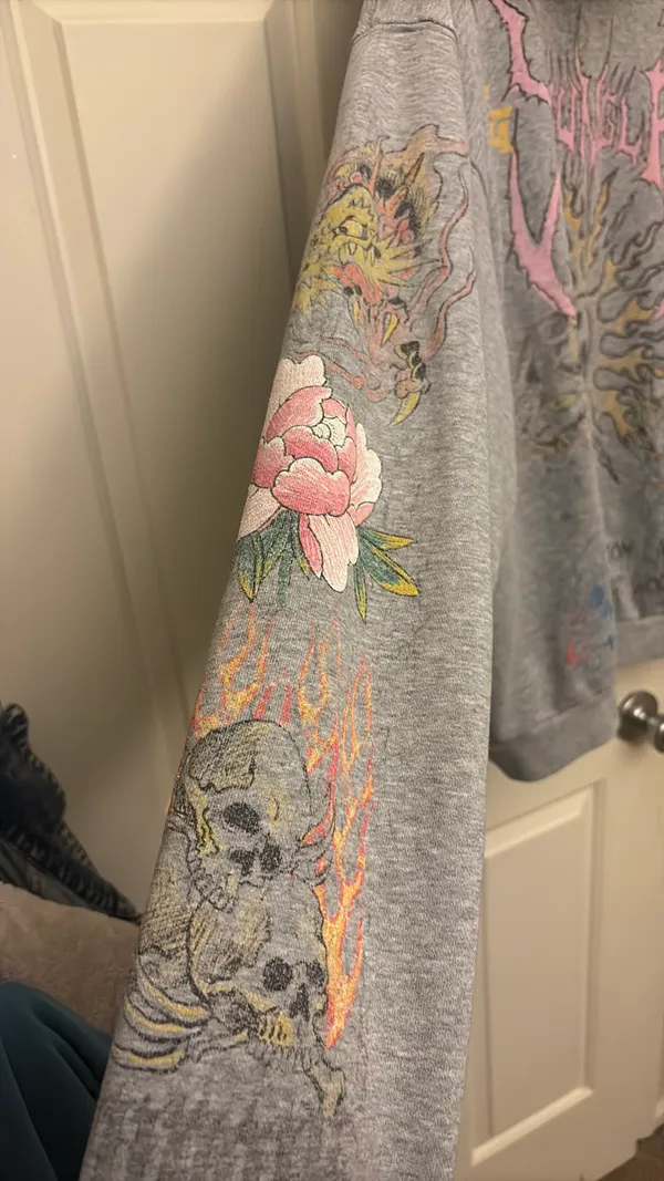 YoungLA Hoodie Women’s Grey - Image 5