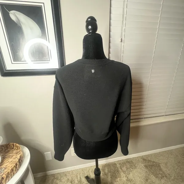 As Revival‎ Black cropped sweatshirt XS - Image 3