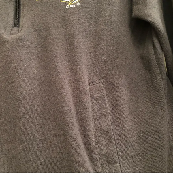 NHL‎ Nashville Predators Hockey Quarter Zip Grey Small - Image 6
