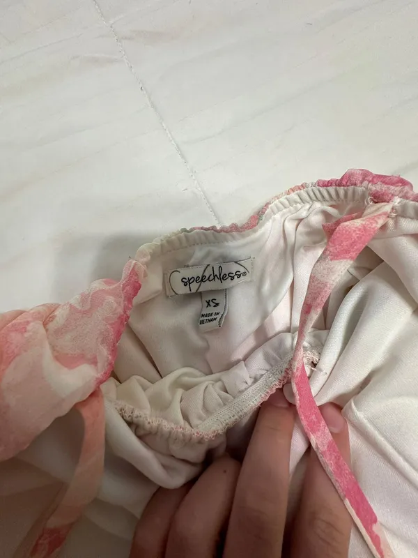 Boutique Pink Maxi Dress Size XS - Image 3