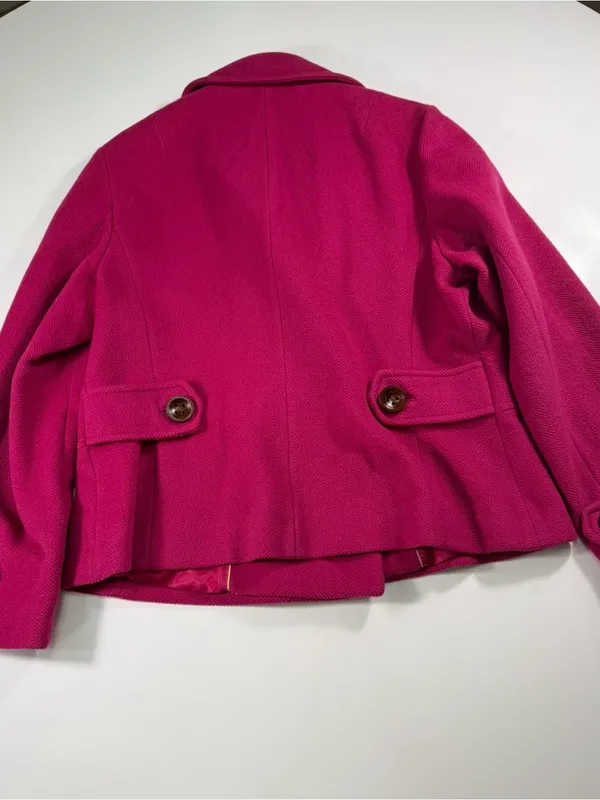 Talbots Wool Blend Double-Breasted  Pea Coat - Image 10