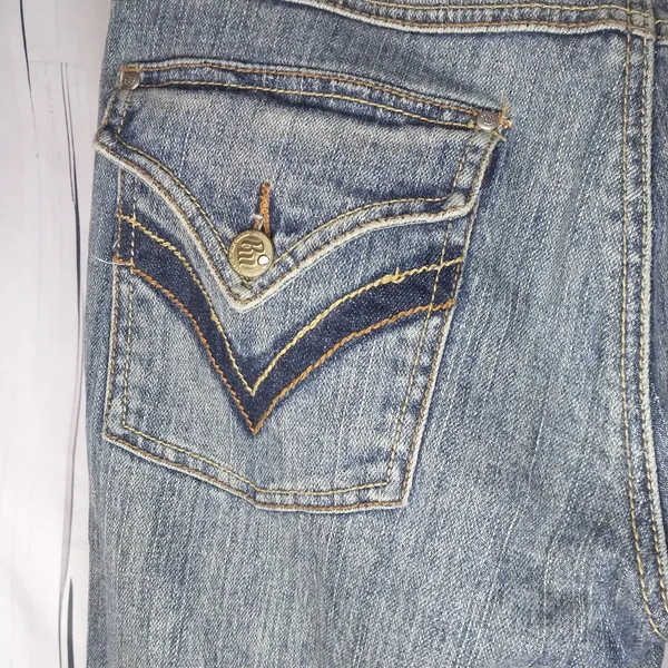 Rocawear Y2K 90's Denim Capri Size 11 - Image 10