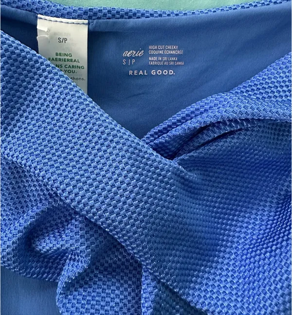 Aerie Bathing Suit Bottoms Cheeky blue - Image 3