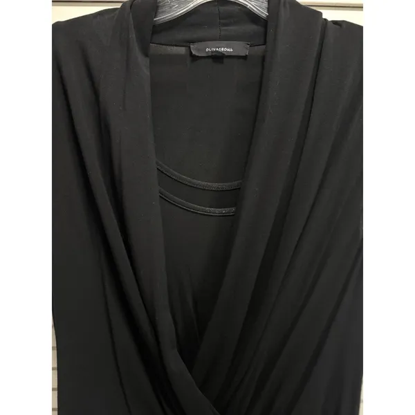 Oliviaceous Black Sleeveless Tank Maxi Dress Size Medium Elastic/Tie‎ Waist - Image 4
