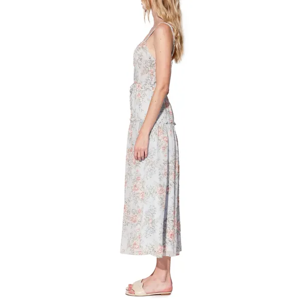 NWT Walter Baker Brynn Tiered Cotton Maxi Dress - Green - XL - Image 8