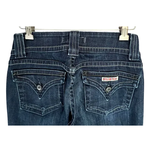 Hudson Y2K Signature Bootcut Jeans 26 Blue Denim Low Rise Flap Pockets Western‎ - Image 5