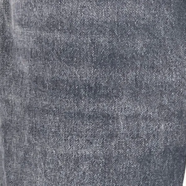 Abercrombie & Fitch The Straight Mid Rise Black Relaxed Denim Jeans Size 28 - Image 2