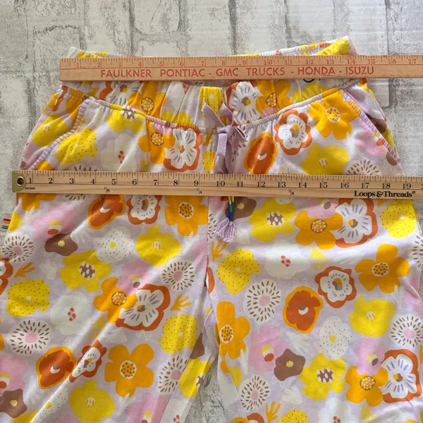 Ocean Pacific NWT Floral Henley Pajama Set Retro 70s Groovy Lounge Sleepwear S - Image 5