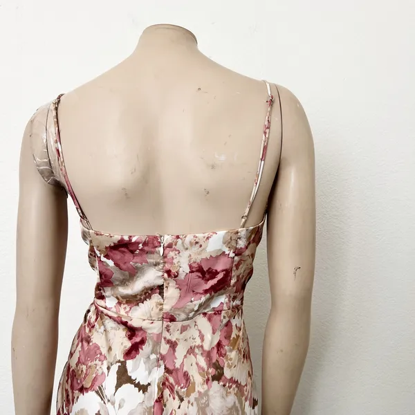 [Selfie Leslie] Lake Como Abstract Rose Floral Print Cami Midi Dress NWT Size XL - Image 6