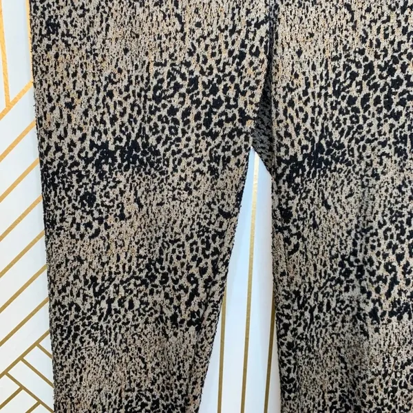 Free People Knit Leggings in Leopard Print‎ Combo - Image 5