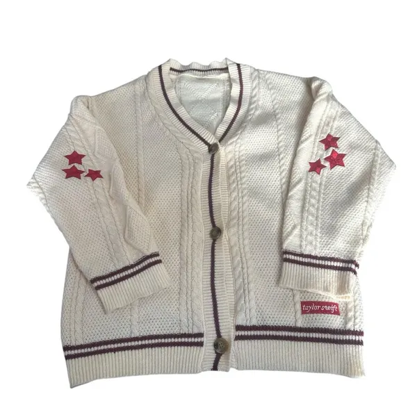 Taylor Swift Inspired Red Cardigan Size Large - Image 2