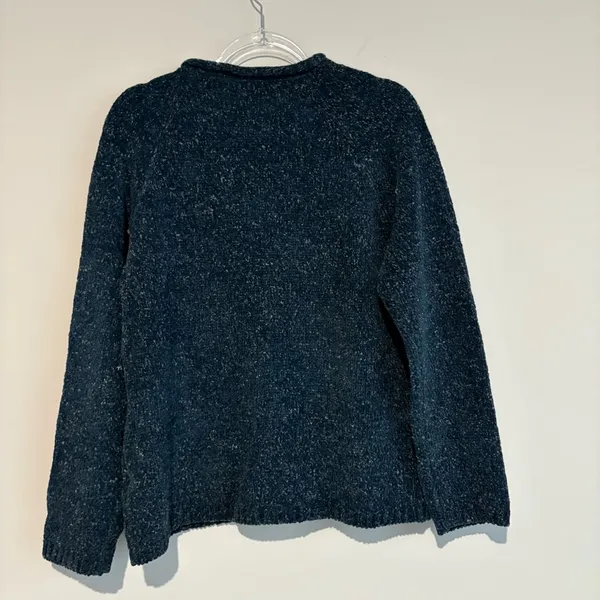 Carolyn Taylor wool blend sweater blue size large‎ - Image 2