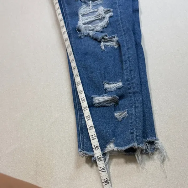 American Eagle Outfitters Distressed Denim MOM Jeans - Image 8