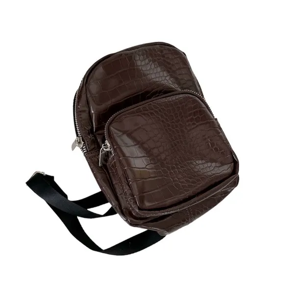 Wild Fable Brown faux leather crossbody EUC - Image 2