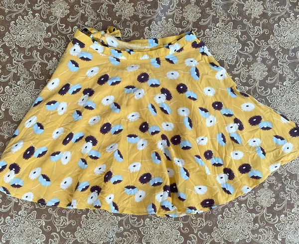 Kimchi Blue Floral Wrap Skirt - Image 6