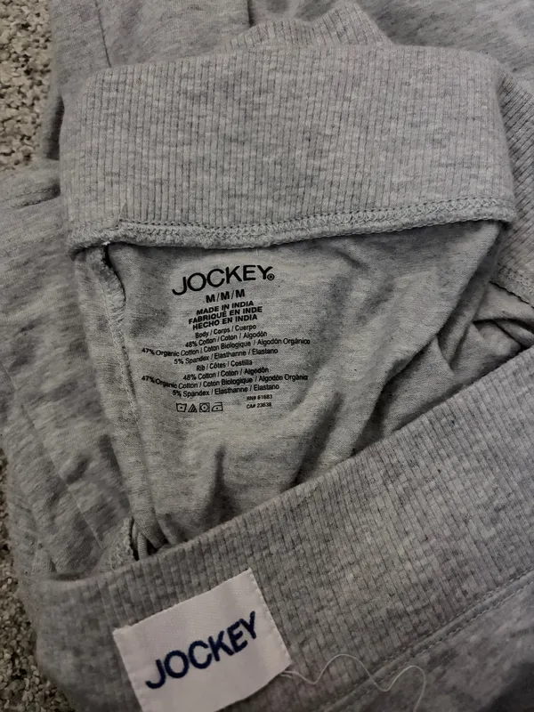 Jockey Lounge pants Gray Size M - Image 3