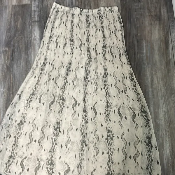 Vici pleated python midi skirt - Image 4