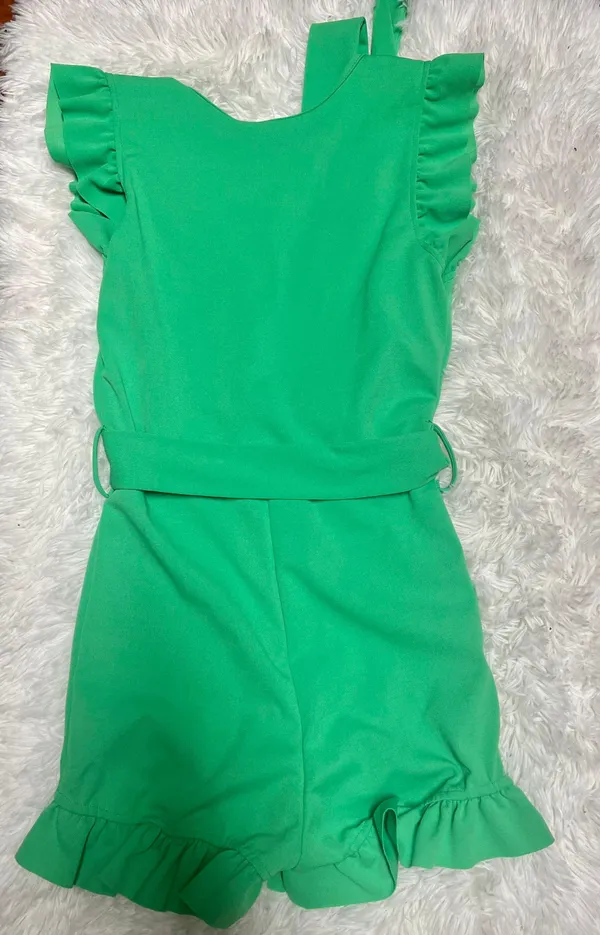 Kelly Green Romper - Image 2