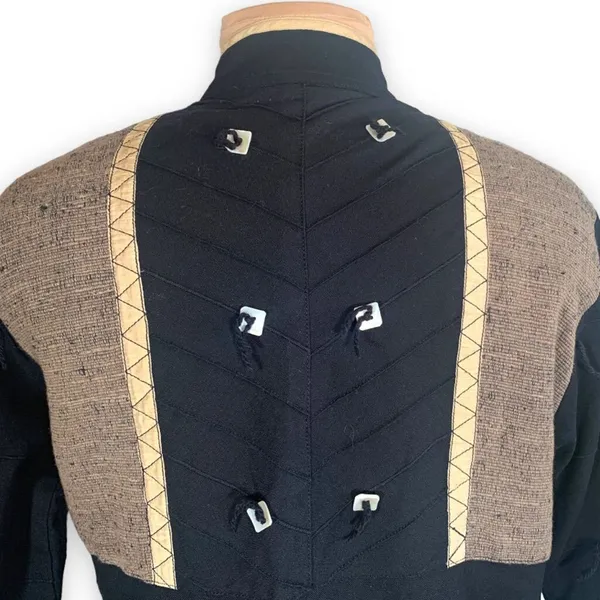 Vintage Yak Magik Jacket 90s‎ Embroidered Western Boho Cropped Black Western - Image 9