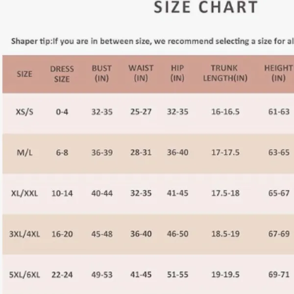 🆕 Shapewear Bodysuit w/Tummy Control Size XL - Image 5