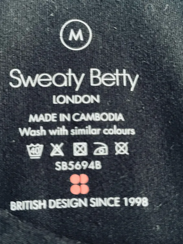 Sweaty Betty Jumpsuit Black Yoga One Piece, Size M, EUC - Image 8