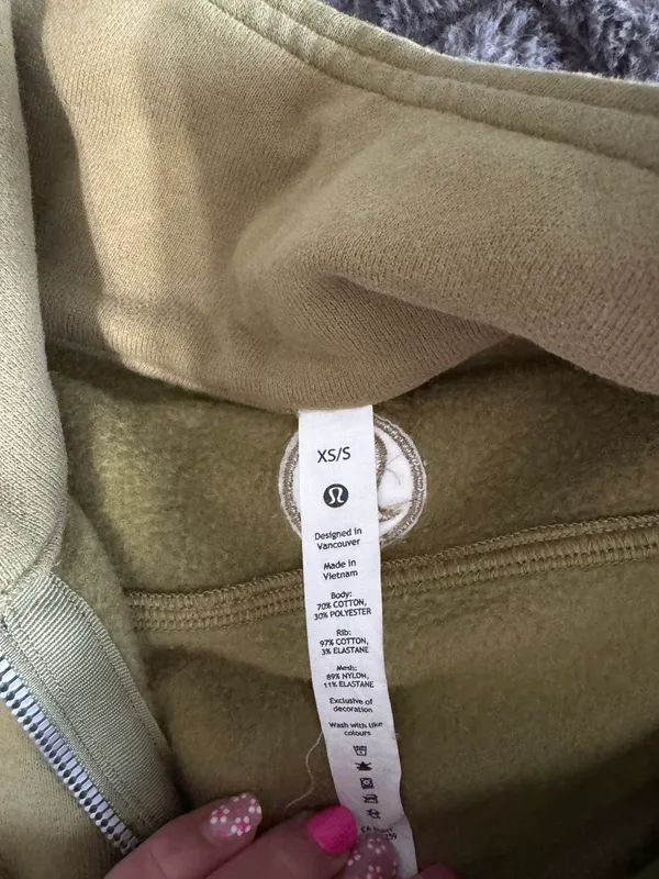 Lululemon Scuba Oversized Half-Zip Hoodie funnel neck - Image 2