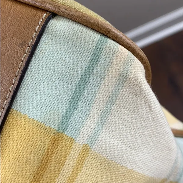 Relic plaid bamboo handle tote - Image 5