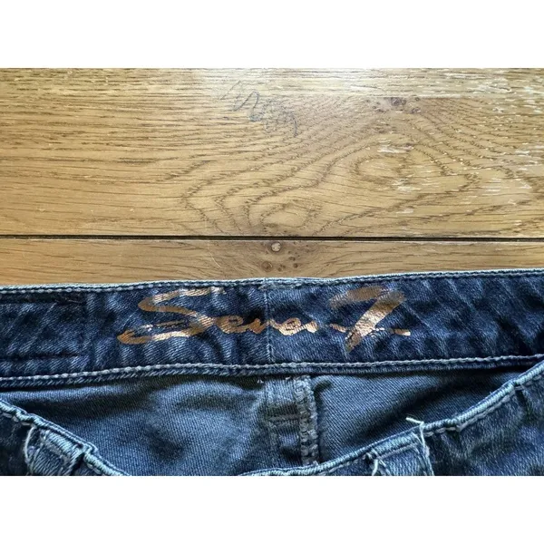 Seven7‎ Jeans Women Size 10 Cotton Spandex Blend Preppy City Classic Casual - Image 3