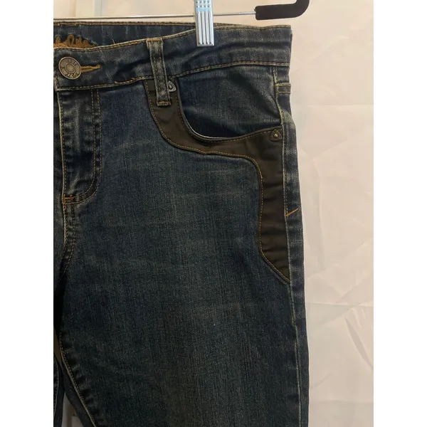 Ariat Real Straight Icon Jeans - Womens Size 31R - Blue - Image 11