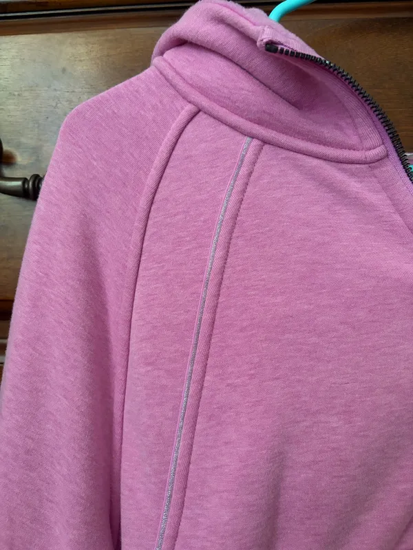 Lululemon Limited Edition scuba pink soft half zip  - Image 3