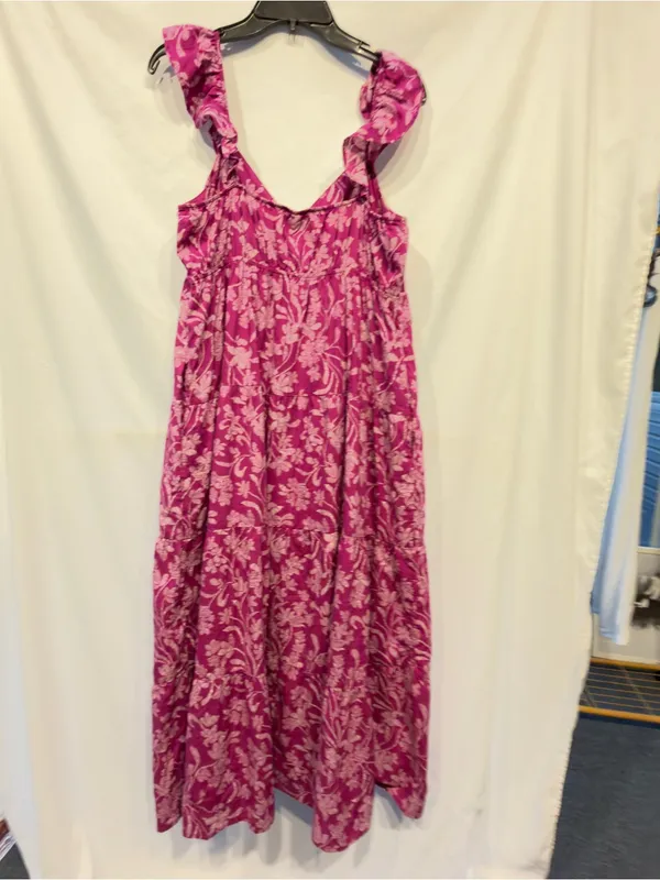 Universal Thread Ruffle Sleeve Floral Maxi Sundress Size Medium NWT - Image 11