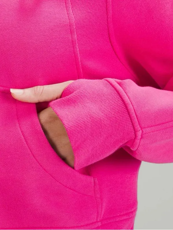 Lululemon Sonic Pink Scuba Oversized Funnel Neck Half Zip - Image 5