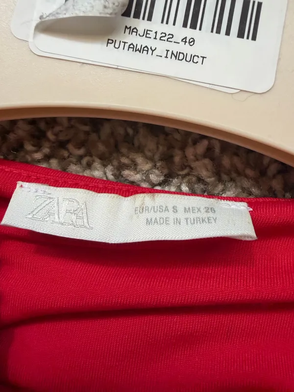 ZARA Bodysuit red - Image 3