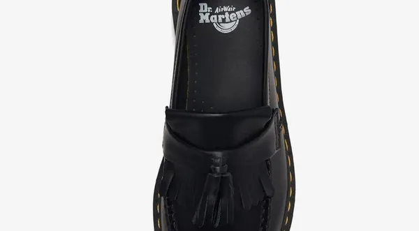 Dr Martens Adrian Quad Leather Platform Loafers Tassels NEW without Box - Image 7