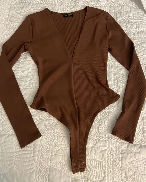 Naked Wardrobe Deep V Bodysuit - Image 2