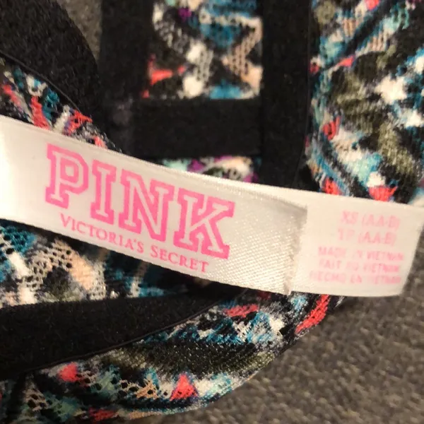 Victoria's Secret PINK Tropical Lace Push Up Bralette XS - Image 5