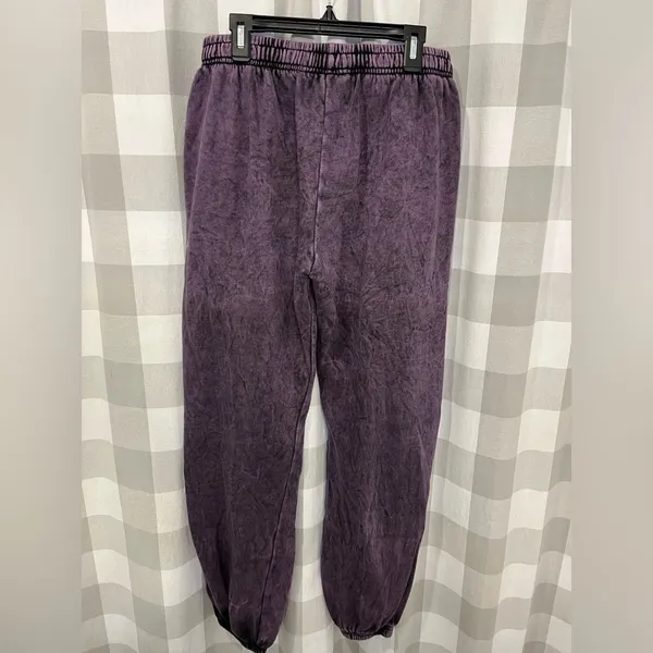 Zumiez Purple Joggers with Orange Accents - Image 5