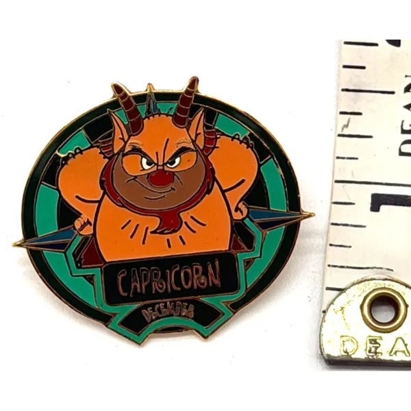 Disney Zodiac Pin of the Month Hercules Phil Capricorn December LE 5000 Philocte - Image 2